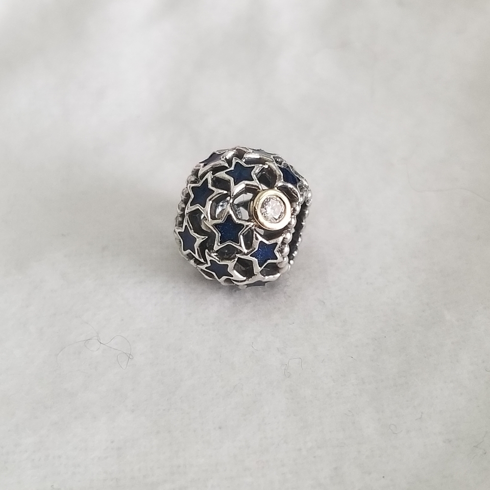 Pandora Open Night Sky with 14k gold